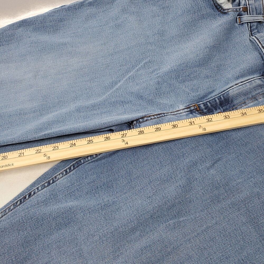 Carhartt Women’s 24W Relaxed Fit Carpenter Jeans Blue Plus Size Utility Denim - Picture 8 of 8
